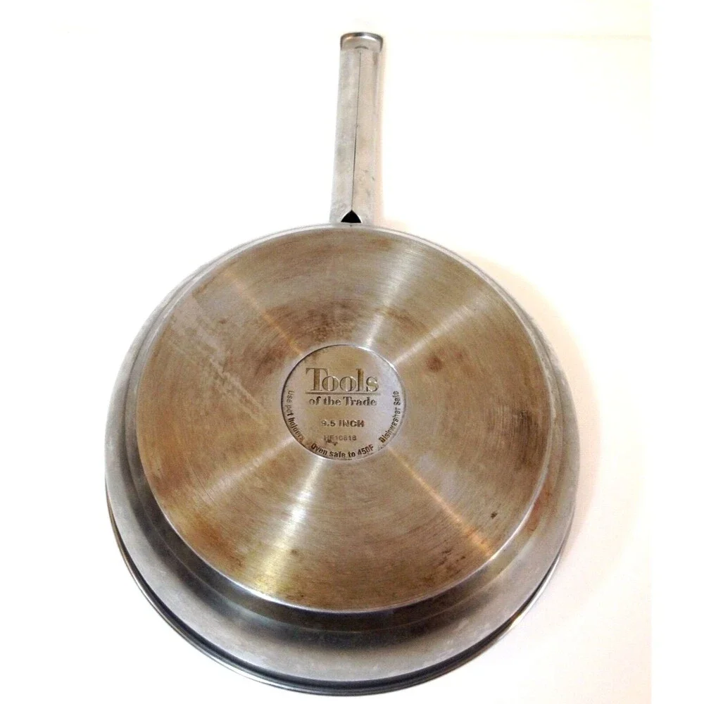 Tools of the Trade Cookware 9.5” Skillet Saute Pan Stove Top and Over Safe